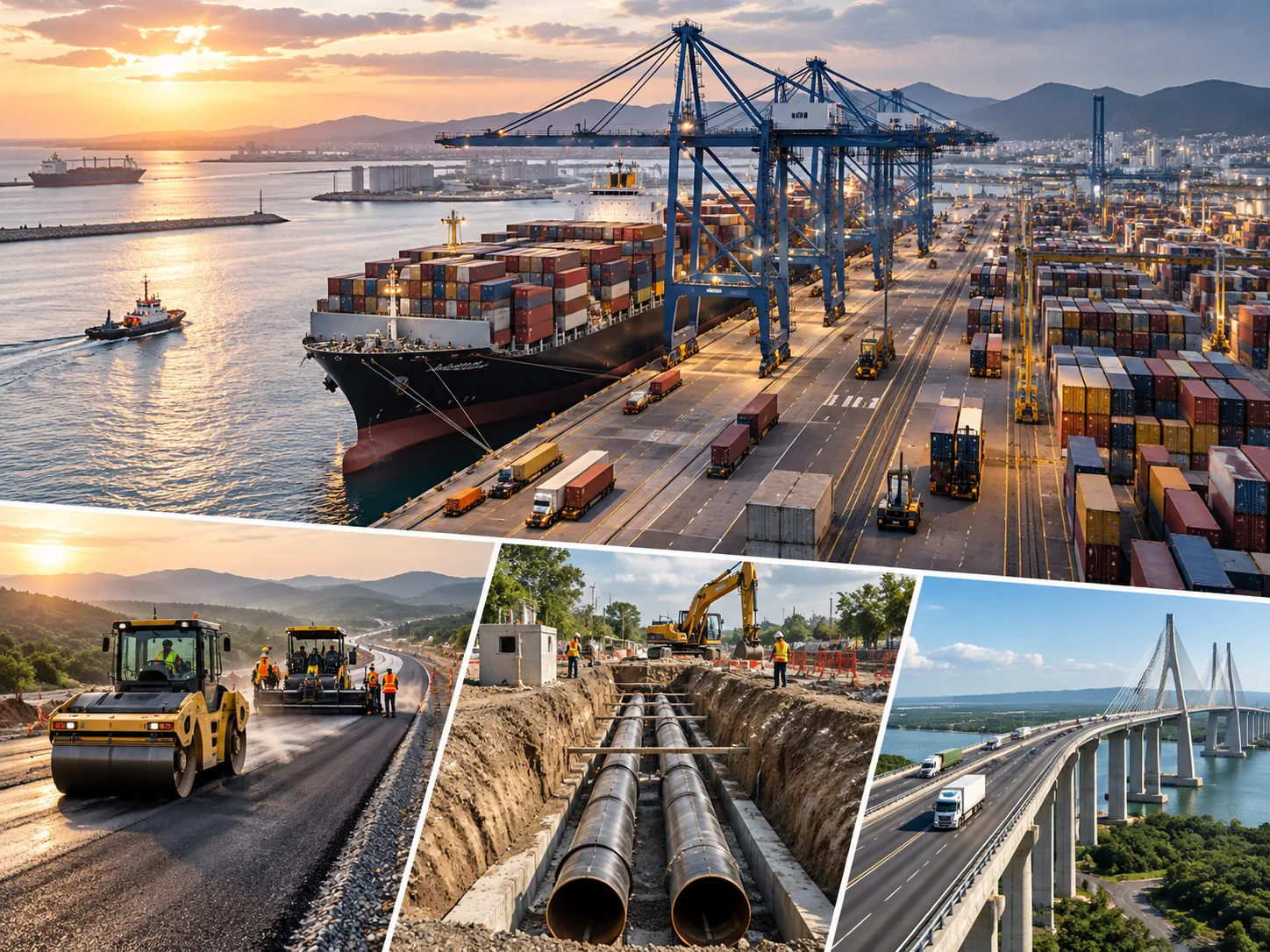 Infrastructure, logistics and national projects